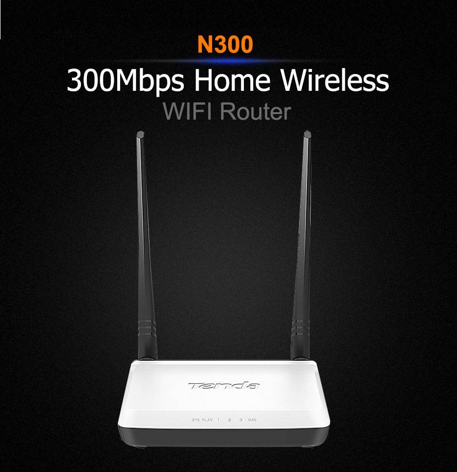 Wireless Wi-Fi Router with 1 WAN+3 LAN Ports