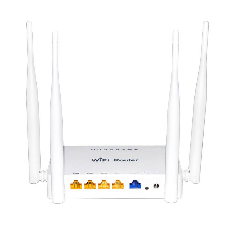 Wireless Router with Four Antennas