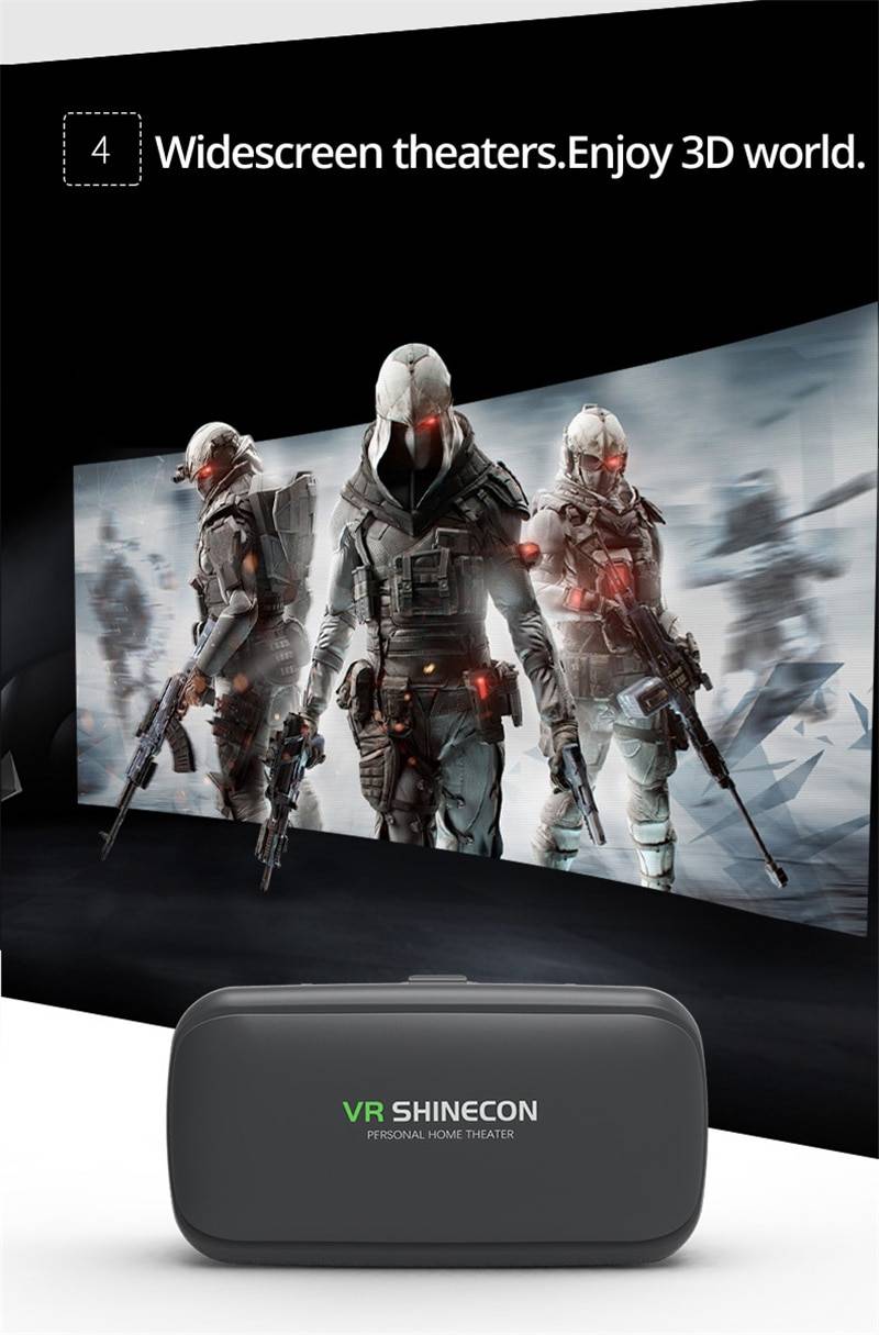 3D VR Glasses Headset For Smartphones