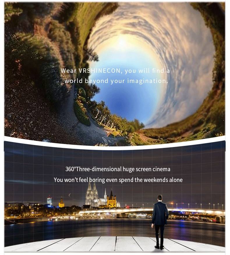 3D VR Glasses Headset For Smartphones