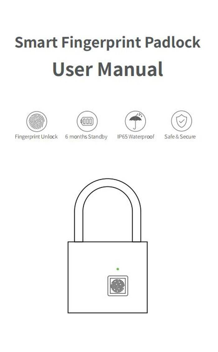Portable Fingerprint Smart Lock Portable Fingerprint Smart Lock