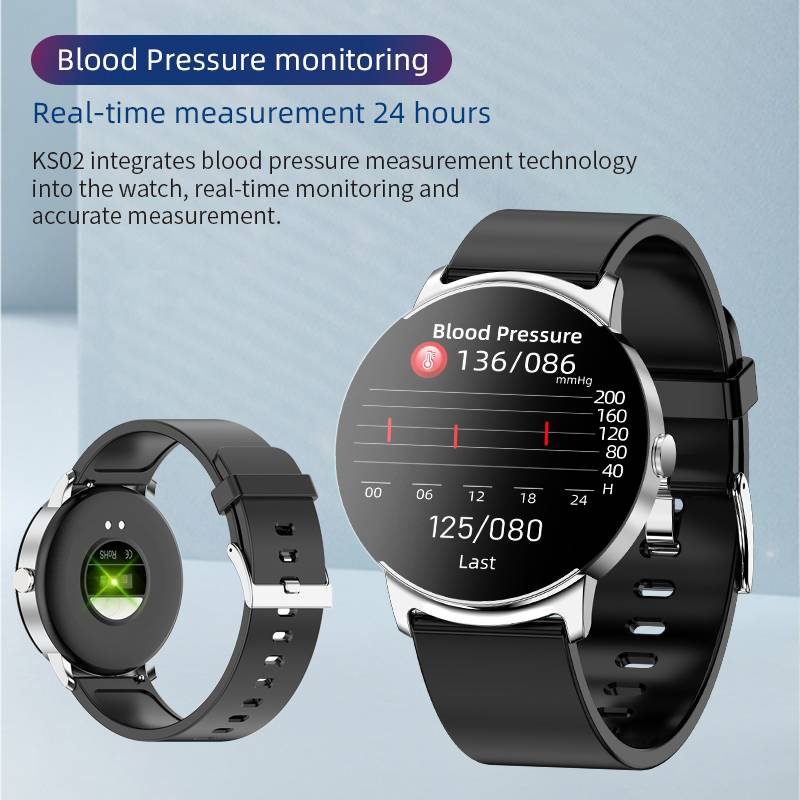 Smart Watch With Blood Glucose Monitor And Body Temperature